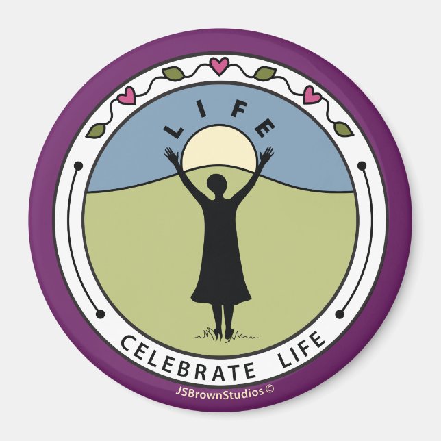 Firar Life A_Round Magnet 3" (Framsidan)