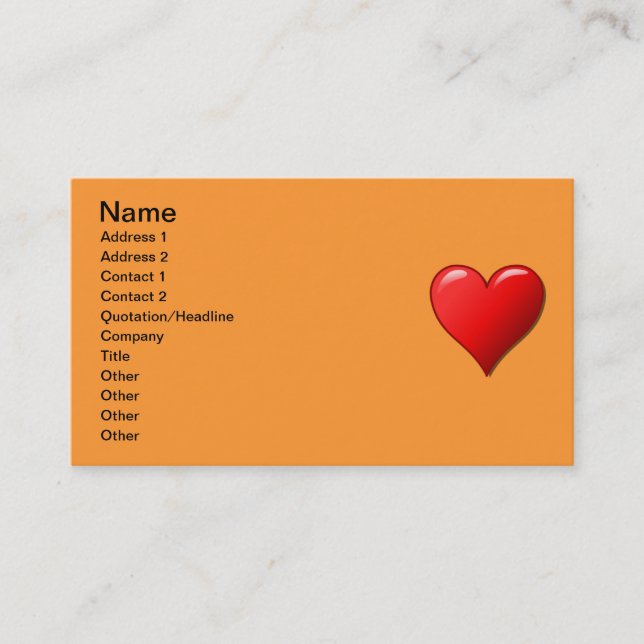 Firar Life-Affärskortet Visitkort (Framsida)