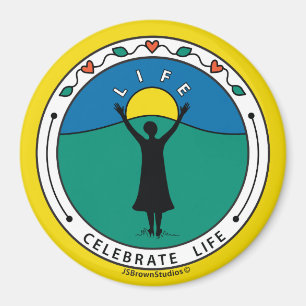 Firar Life B_Round Magnet 3"