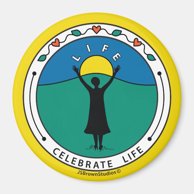 Firar Life B_Round Magnet 3" (Framsidan)