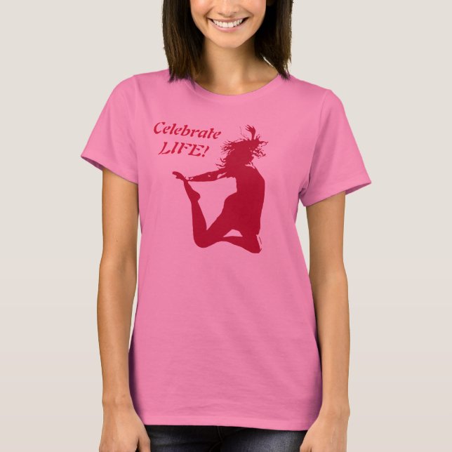 Firar livet! t-shirt (Framsida)