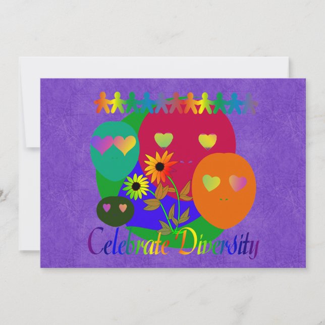 Firar mångfald inbjudningar (Framsida)