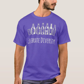 Firar Mångfald - Lustigt Craft Beer Drinking T Shirt