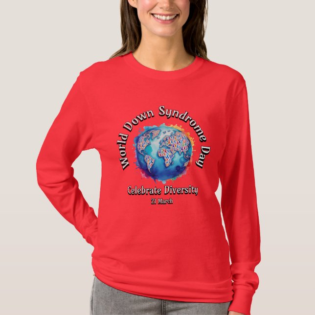 Firar mångfald. t shirt (Framsida)