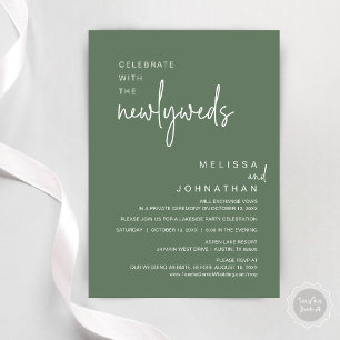 Firar med Newlyweds, Bröllop middag Inbjudningar