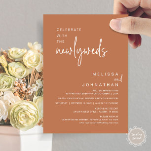 Firar med Newlyweds, Bröllop middag Inbjudningar