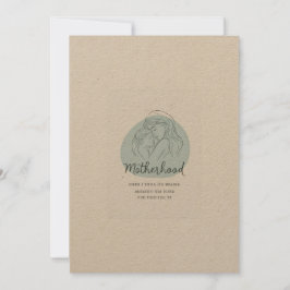 Firar Moderskap i arvsann enkelhet Inbjudningar