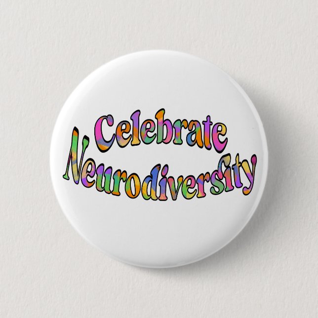 Firar Neurodiversity Regbow Typography White Knapp (Framsida)