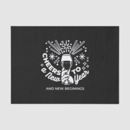 Firar nya begynnelser av glaset Vin 2