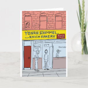 Firar NYC! Yonah Schimmms Knish Bakery, NYC Helgkort