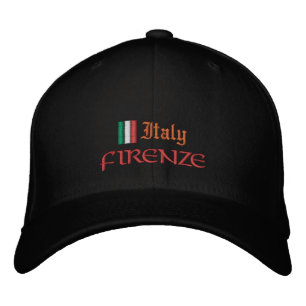 Firar och Italien mode/italienska Flagga patrioter Broderad Keps