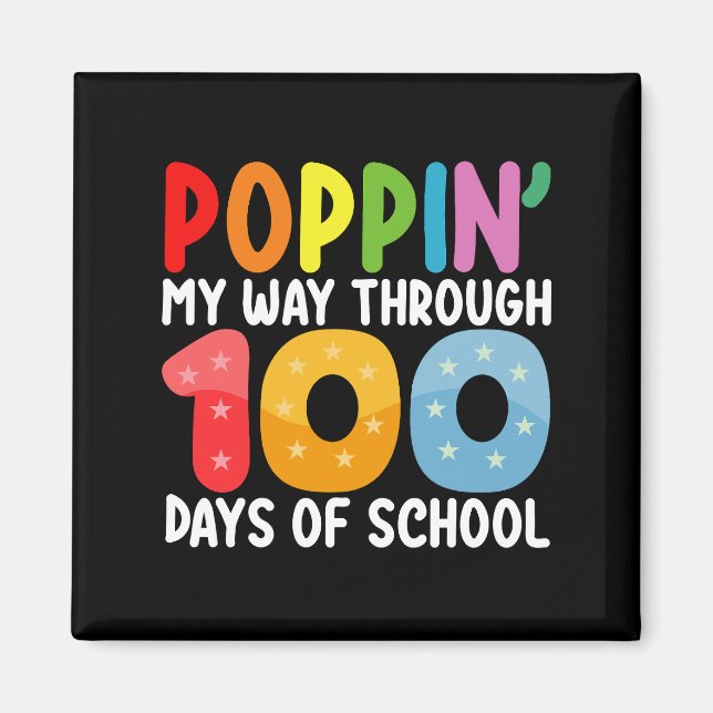 Firar på min väg genom 100 dagars skola magnet (Framsidan)