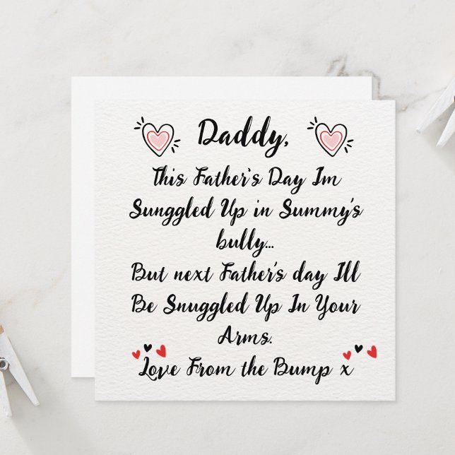 Firar Pappa-to-be med Heartfilt Fars dag Inbjudningar (Celebrate Dad-to-Be with Heartfelt Father's Day Cards)
