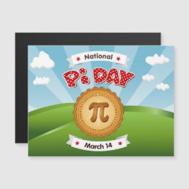 Firar Pi Day Magnet Card