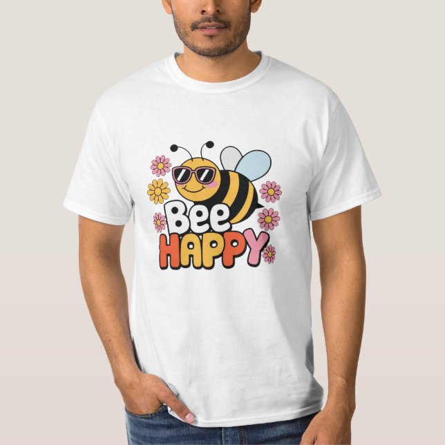 Firar pollinerare med unik bisart t shirt (Framsida)