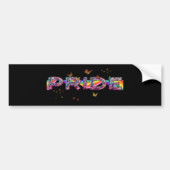 Firar Pride Bumper Sticker Bildekal (Framsidan)