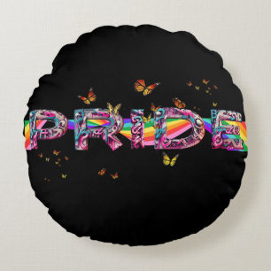 Firar Pride Rund Kudde
