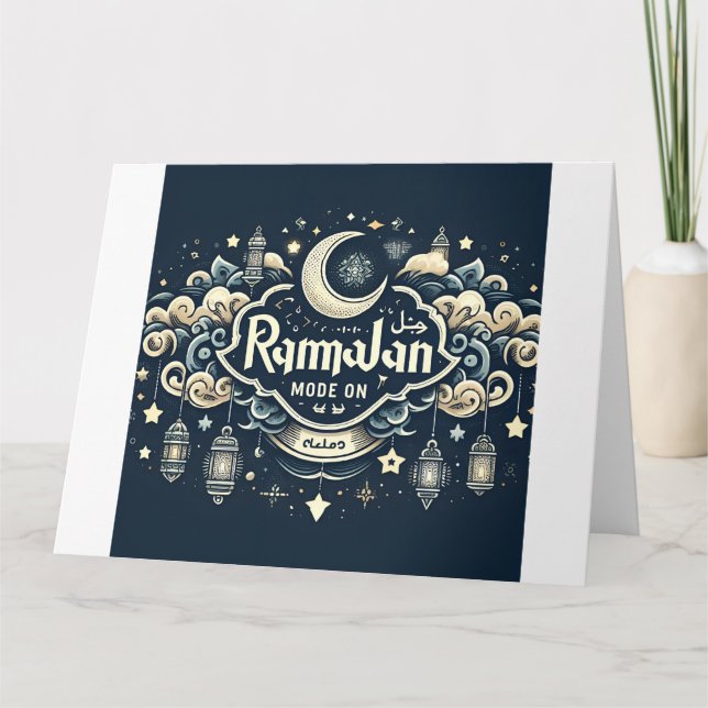 Firar Ramadan med Ramadan ModeOn Kort (Framsida)