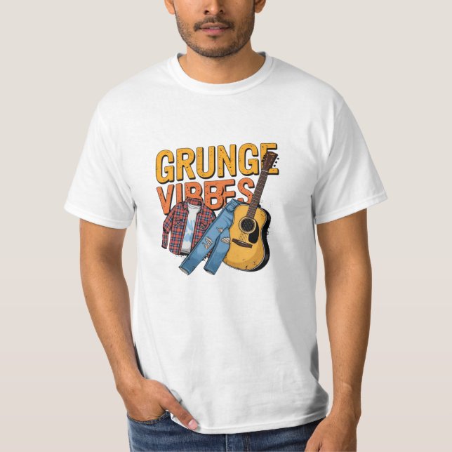 Firar Retro Nostalgia med 90-talskonst T Shirt (Framsida)