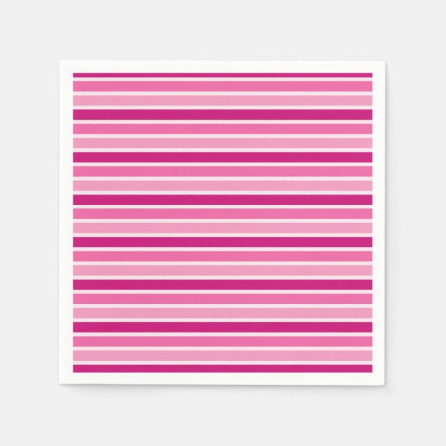Firar rosa pappersservett (Framsidan)