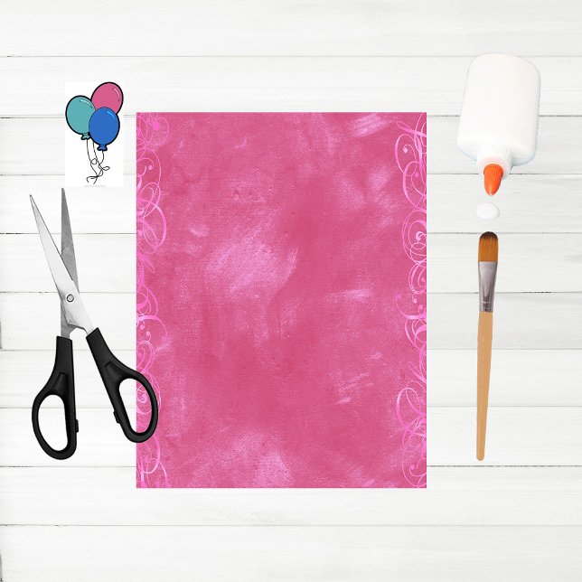 Firar Rosa Scrapbook Papper (Skapare uppladdad)