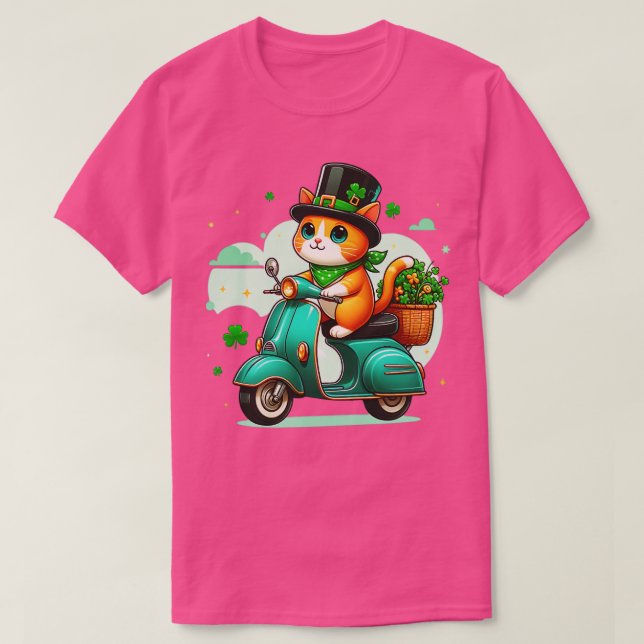 Firar St patricks day Day med en söt och colo T Shirt (Design framsida)