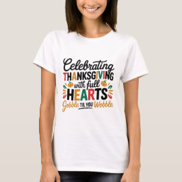 Firar Thanksgiving med Fullt T Shirt