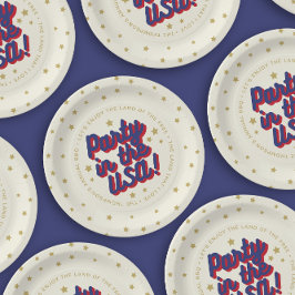 Firar USA 4 juli dekorationer