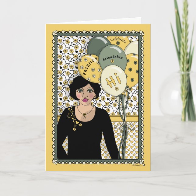 Firar Vänskap_C_Hälsning Kort (Framsida)