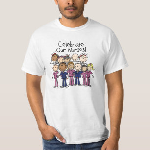 Firar våra sjuksköterskor tee shirt