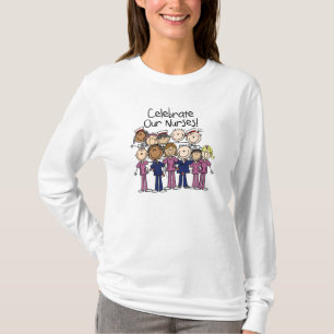 Firar våra sjuksköterskor tee shirt