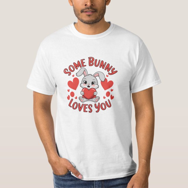 Firar Wildlife med Bunny Art T Shirt (Framsida)