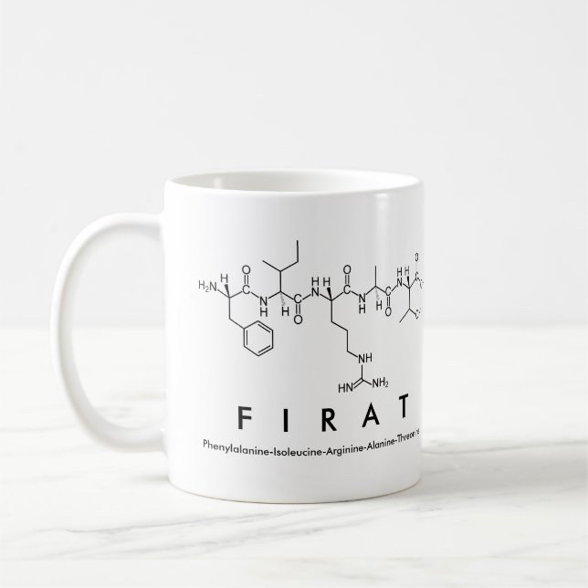 Firat peptide namn mugg (Vänster)