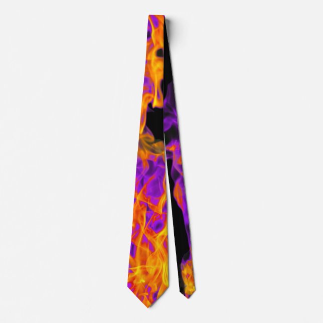Fire and Flame Mönster Neck Tie Slips (Framsida)