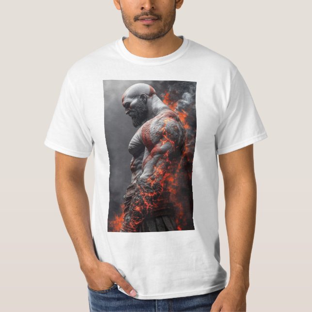  "Fire and Fury: The Ghost of Sparta" T Shirt (Framsida)