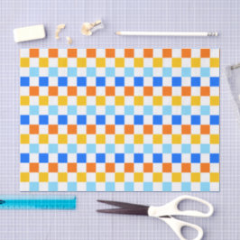 Fire and ice checkerboard pattern