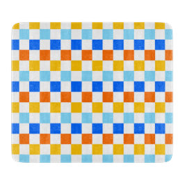 Fire and ice checkerboard pattern