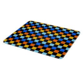 Fire and ice checkerboard pattern