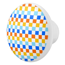 Fire and ice checkerboard pattern knopp