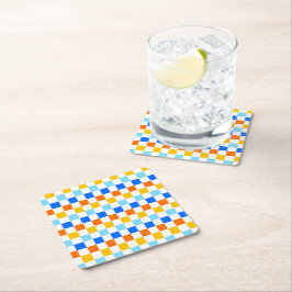 Fire and ice checkerboard pattern underlägg papper kvadrat