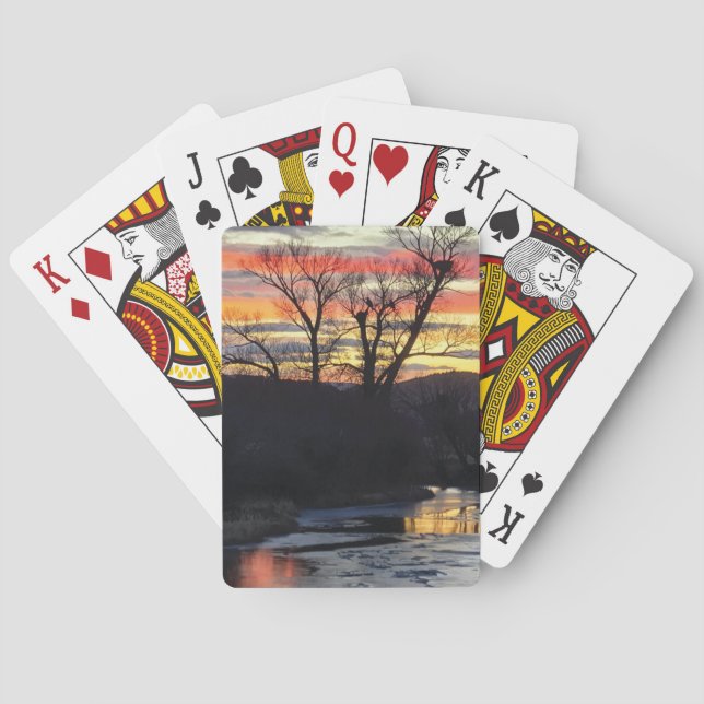 Fire and Ice Playing Cards Casinokort (Baksidan)