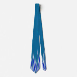 Fire and Rain Abstrakt Digital Zig Zag tvåsidig Slips