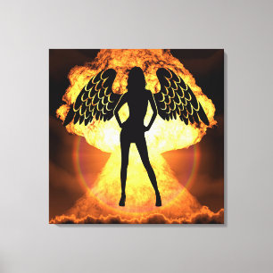 Fire Angel Canvastryck