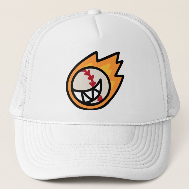 Fire Baseball Smile Keps (Framsida)