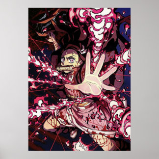 Fire Blood Nezuko Demon Sayer Poster