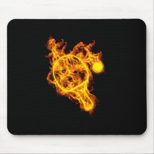 Fire Bord Tennis Flames Fladdermus Paddle Bord Ten Musmatta