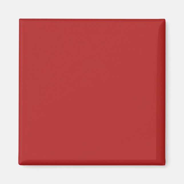 Fire Brick Red B2222 Färg - lägg till ditt namnalt Magnet (Framsidan)