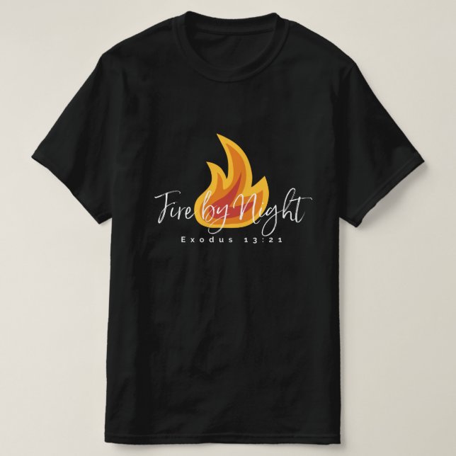 Fire by Night T-Shirt (Design framsida)