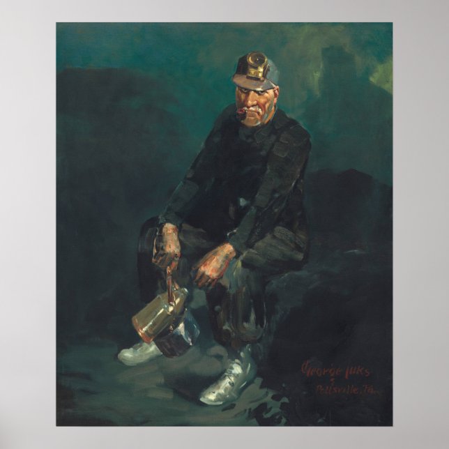 Fire Chef - George Luks Fine Art Poster (Framsidan)