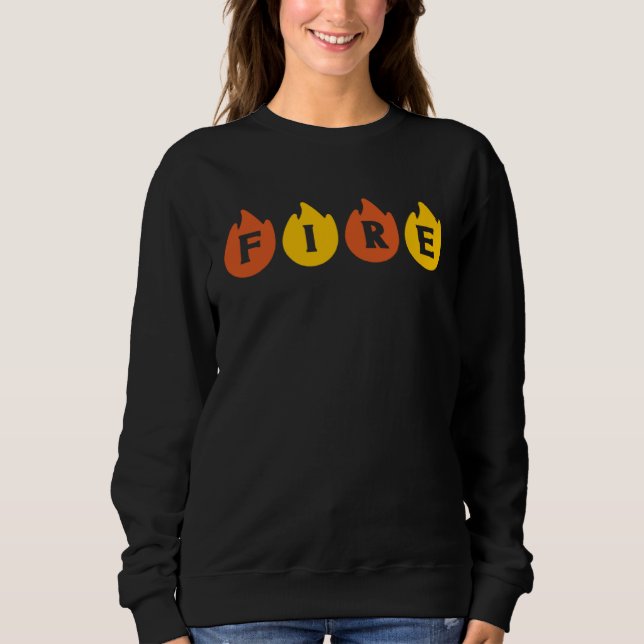 FIRE Couples Matching Halloween Party Last Minute  T Shirt (Framsida)